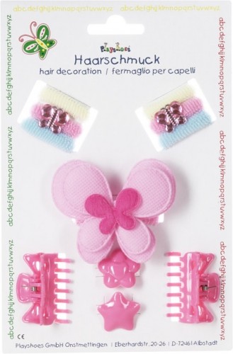 PLAYSHOES Haar Schmuck Set pink 797909