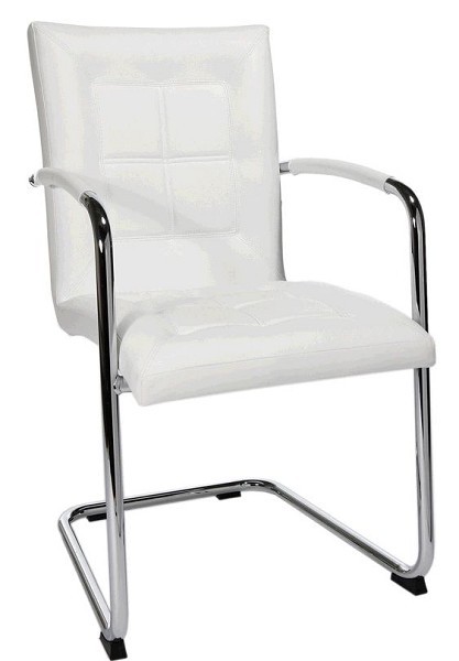 Topstar Besucherstuhl Chairman 450 Leder weiß