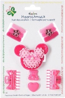 PLAYSHOES Haar Schmuck Set pink 797911