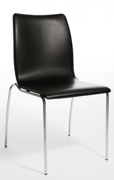 Topstar Besucherstuhl I-Chair Leder schwarz