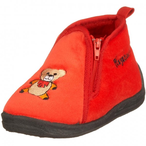 PLAYSHOES 204701 Hausschuh Bärchen rot 24/25