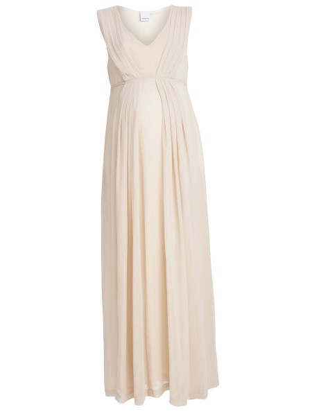 MAMA.LICIOUS Umstandskleid Wedd SL Woven Maxi Dress