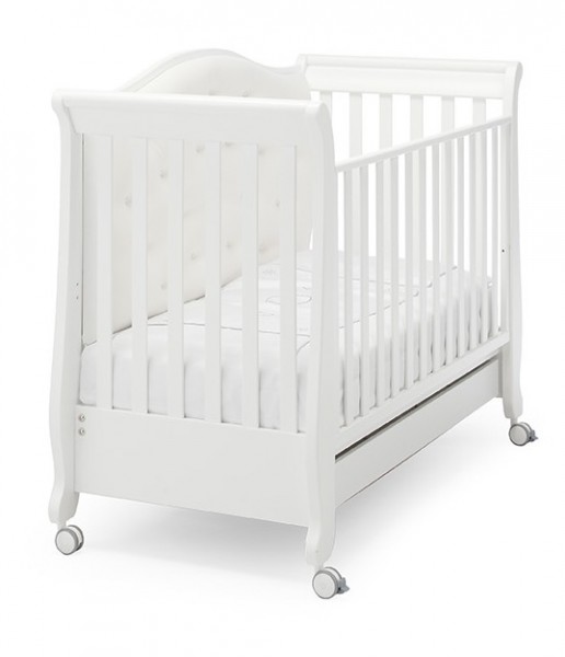 ERBESI Babybett / Sofa Soft weiß